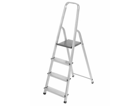 AWTOOLS DRABINA ALUMINIOWA 125kg 4 STOPNIE WOLNOSTOJĄCA - 4