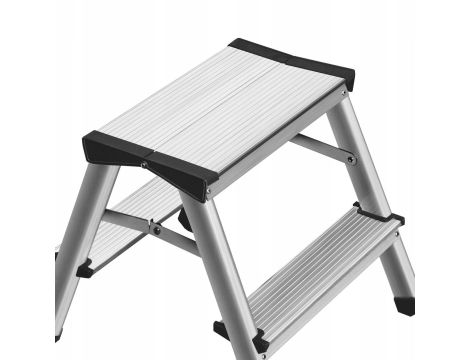 AWTOOLS DRABINA TABORET 2 STOPNIE 125KG - 2