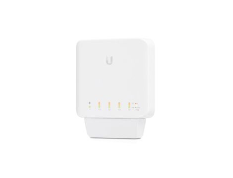 Switch UniFi, 5x RJ45 1000Mb/s, 1x PoE In, 4x PoE Out, 46W, 3-pack Ubiquiti USW-FLEX-3