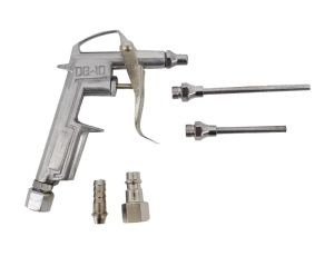 PISTOLET DO PRZEDMUCHIWANIA + KOŃCÓWKI SILVER