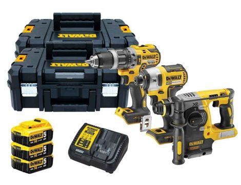 DEWALT.ZESTAW COMBO 18V DCD796 + DCF887 + DCH273 3x4,0Ah 2xTSTAK II DCK368P3T - 4