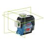 BOSCH LASER PŁASZCZYZNOWY GLL 3-80 CG ZIELONY +UCHWYT BM 1 1x2,0A LB 0601063T00 - 2