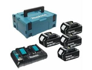 MAKITA.ZESTAW ZASILAJĄCY 18V (BL1830Bx4+DC18RD) MAKPAC
