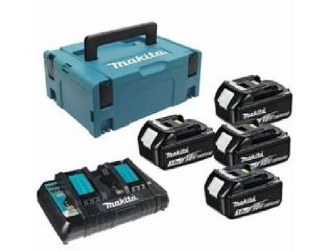 MAKITA.ZESTAW ZASILAJĄCY 18V (BL1830Bx4+DC18RD) MAKPAC