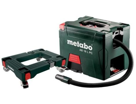 METABO ODKURZACZ 18V WALIZKOWY AS 18 L PC CARRCASS +PODSTAWA NA KÓŁKACH