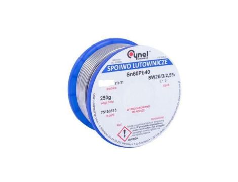 CYNA 2.0mm SZPULA 250g sN60Pb40