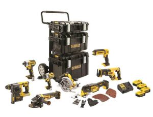 DEWALT.ZESTAW COMBO 18V (DCD996+DCF887+DCG405+DCH273+DCS355+DCS367+DCS570+DCL050) 4x5,0Ah DCK853P4