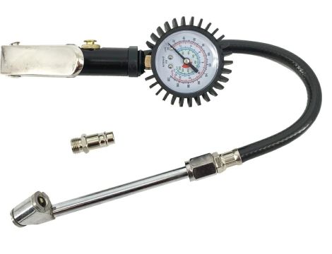 AWTOOLS PISTOLET DO POMPOWANIA KÓŁ Z MANOMETREM / TY-20