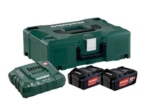 METABO AKUMULATOR 18V 5,2Ah x2 +ŁADOW. ASC 55 METABOX