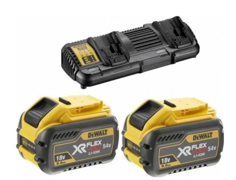 DEWALT ŁADOWARKA DCB132 +2x9.0Ah FV PODWÓJNA 4A 18-54V