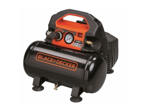 BLACK&DECKER KOMPRESOR BEZOLEJOWY 6L 0.5KM 8BAR 55 l/min