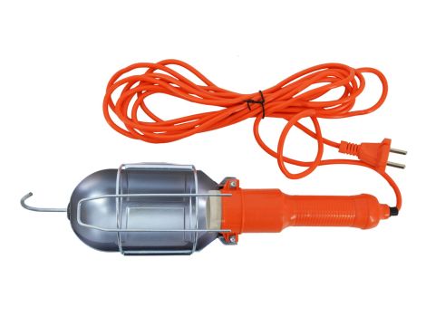 AWTOOLS LAMPA WARSZTATOWA POMARAŃCZOWA 220V 5m GUMA - 2