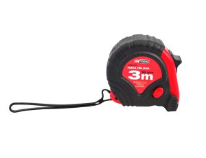 AWTOOLS MIARA ZWIJANA CZERWONO-CZARNA  5m x 19mm