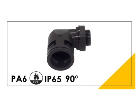 Dławik do peszla 90 ANA-QUICK M20x1,5-NW12 - BLACK 968.317.2 /1szt./