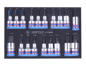 KING TONY WKŁAD DO WÓZKA KLUCZE NASADOWE 1/2