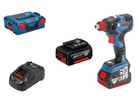 BOSCH KLUCZ UDAROWY 1/2" / HEX 1/4" GDX 18V-200 C 2x5,0Ah 200Nm LB 06019G4201