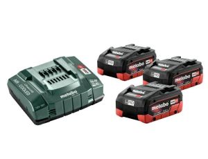 METABO ZESTAW AKUMULATORÓW 3 x 5.5Ah LIHD + ŁADOWARKA ASC 145