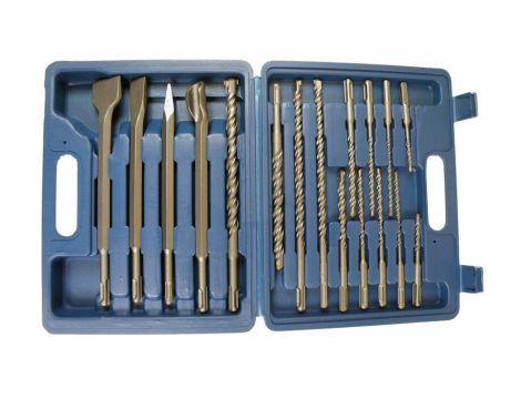 ZESTAW DŁUT I WIERTEŁ 17ele. - 2