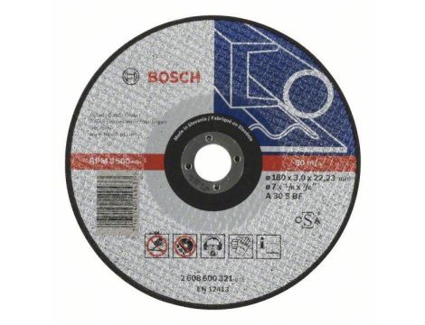 BOSCH TARCZA MET.180mm x 3,0mm x 22,2mm 2608600321
