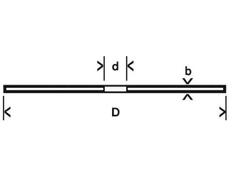 BOSCH TARCZA MET.180mm x 3,0mm x 22,2mm 2608600321 - 2