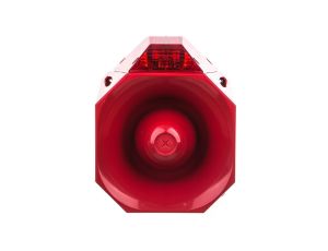 Sygnalizator optyczno-akustyczny Asserta 24V DC AS/SB/24/120/R/RL 7021121FUL-0004X