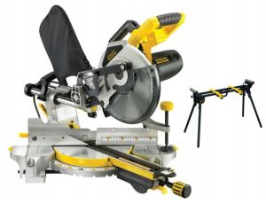 STANLEY PIŁA UKOŚNICA 254mm 2000W Z POSUWEM FME720 + STOJAK FME790 - image 2
