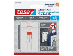 TESA GWÓŹDŹ SAMOPRZYLEPNY DO TAPET 2KG /REGULOWANY