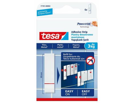 TESA PLASTRY MONTAŻOWE DO PŁYTEK 3KG