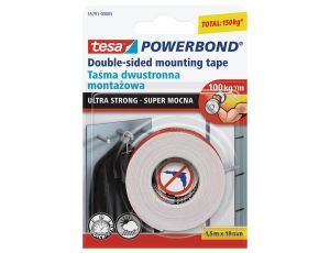 TESA TAŚMA DWUSTRONNA POWERBOND 1,5m x 19mm ULTRA STRONG
