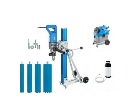 BAIER WIERTNICA DIAMENTOWA BDB 825 SET +ODKURZACZ BSS 506 +KORONY 82,132,172,200x450mm + HYDRONETKA