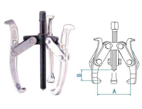 KING TONY ŚCIĄGACZ 3-RAMIENNY 200mm