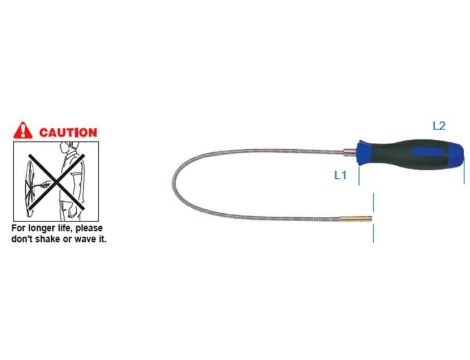 KING TONY UCHWYT GIĘTKI MAGNETYCZNY 300mm