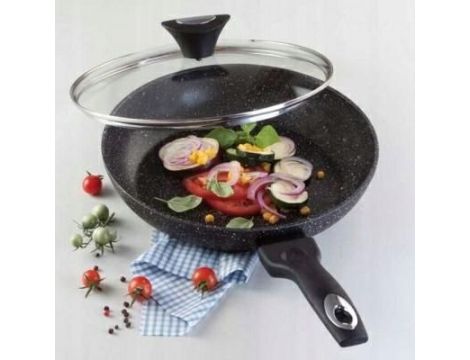 TIROSS PATELNIA MARMUR Z POKRYWKĄ 28cm TS-1256P - 3