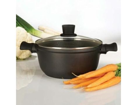 TIROSS GARNEK MARMUR Z PRZYKRYWKĄ 24cm