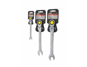 AWTOOLS KLUCZ PŁASKO-OCZKOWY Z GRZECHOTKĄ PRZEGUBOWY 19mm - image 2