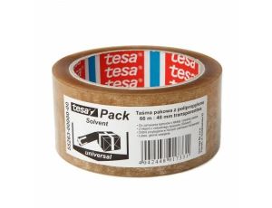 Taśma pakowa SOLVENT 66m:48mm, przezroczysta