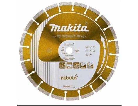 MAKITA TARCZA DIAMENTOWA 400x25,4mm SEGMENT (SUCHO/MOKRO) BETON