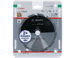 BOSCH PIŁA STANDARD WOOD ACCU 160x20x12z 2608837675