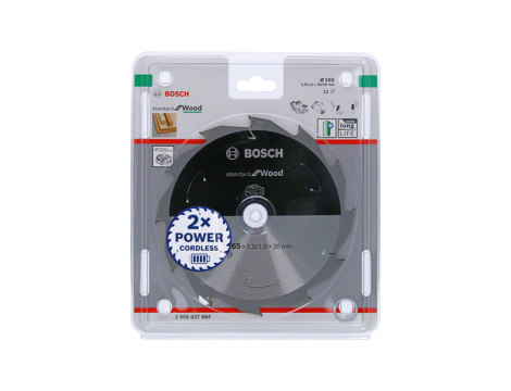 BOSCH PIŁA STANDARD WOOD ACCU 165x20x12z 2608837684
