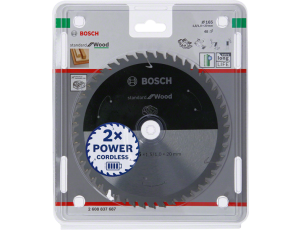 BOSCH PIŁA STANDARD WOOD ACCU 165x20x48z 2608837687
