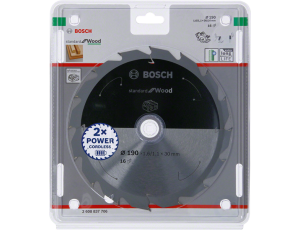 BOSCH PIŁA STANDARD WOOD ACCU 190x30x16z 2608837706