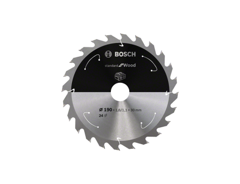 BOSCH PIŁA STANDARD WOOD ACCU 190x30x24z 2608837708 - 2