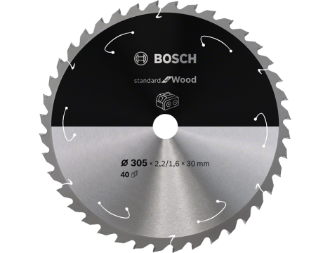 BOSCH PIŁA STANDARD WOOD ACCU 305x30x40z 2608837741 - 2
