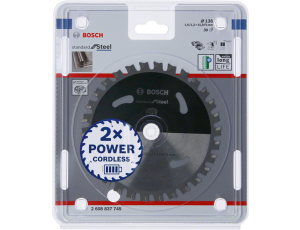 BOSCH PIŁA STANDARD.STAL 136x15,875x30z ACCU 2608837745