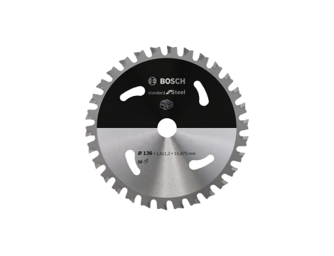 BOSCH PIŁA STANDARD.STAL 136x15,875x30z ACCU 2608837745 - 2