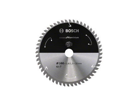 BOSCH PIŁA STANDARD.ALU 160x20x52z ACCU 2608837757 - 2
