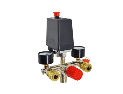 AWTOOLS WYŁĄCZNIK CIŚNIENIOWY DO KOMPRESORA  PRESOSTAT 230V 2 WEJŚCIA - 2