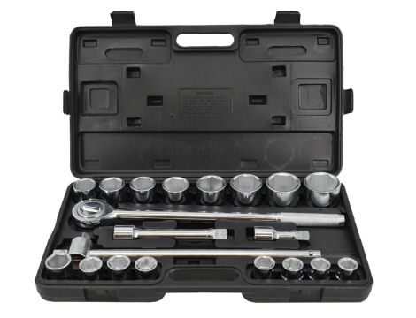 AWTOOLS ZESTAW KLUCZY 21el. 3/4"/ PLASTIKOWA WALIZKA