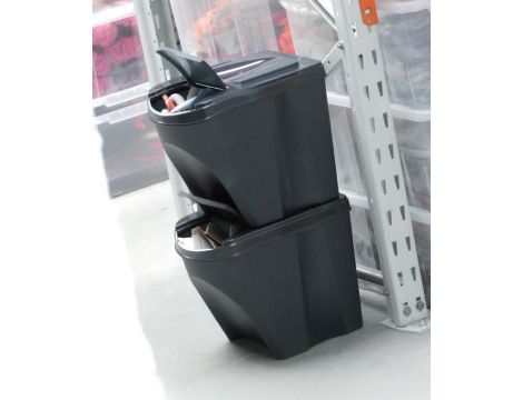 KEDEN KOSZ NA ŚMIECI SET4 - ANTRACYTOWY.... - 2