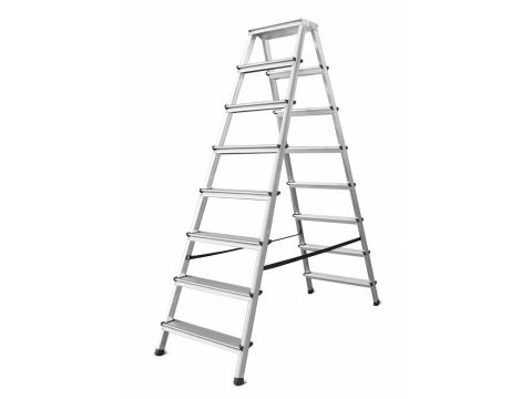 AWTOOLS DRABINA TABORET 8 STOPNI 125KG - 6